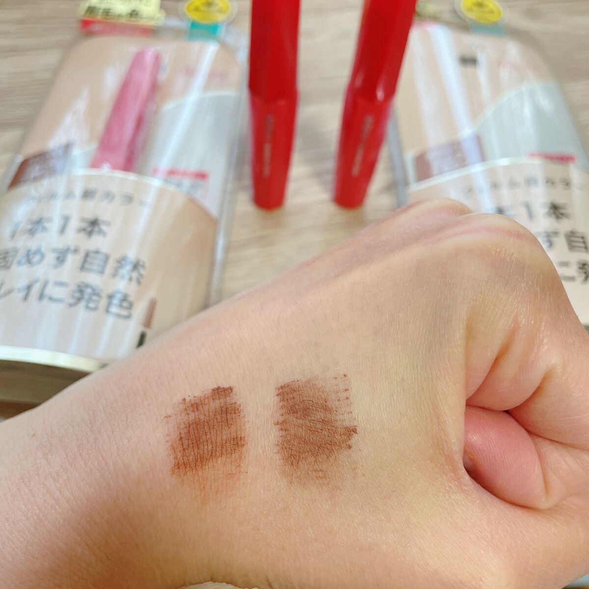 フィルム眉カラー/デジャヴュ/眉マスカラを使ったクチコミ(2枚目)