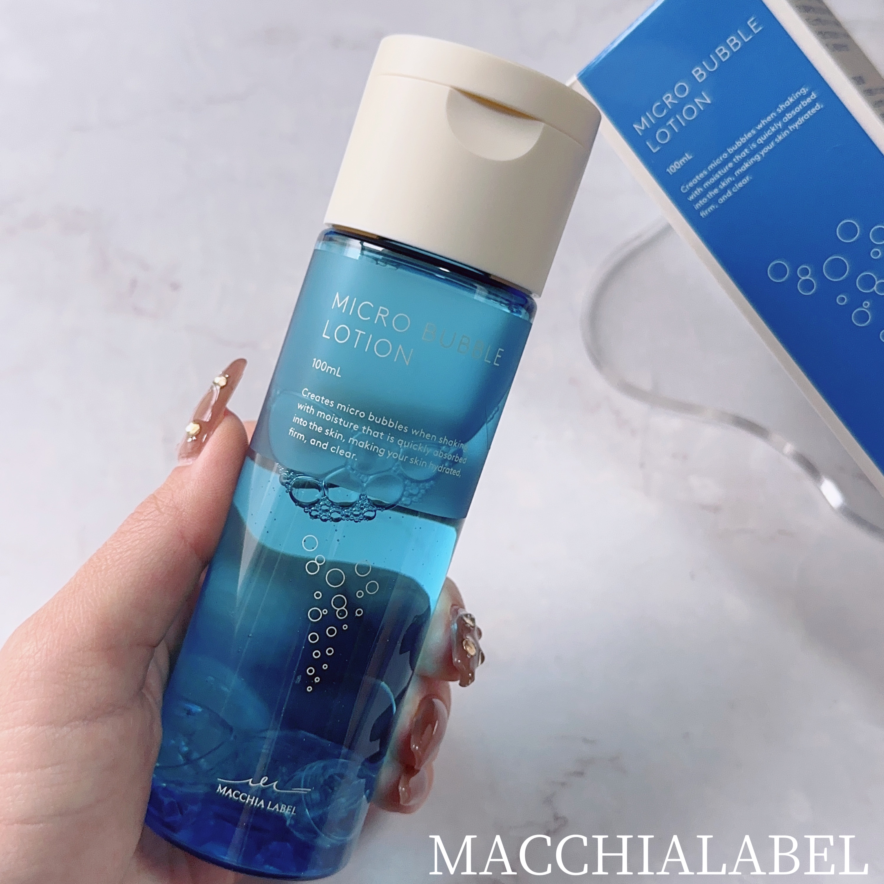 薬用マイクロバブルローション/Macchia Label/化粧水を使ったクチコミ（1枚目）