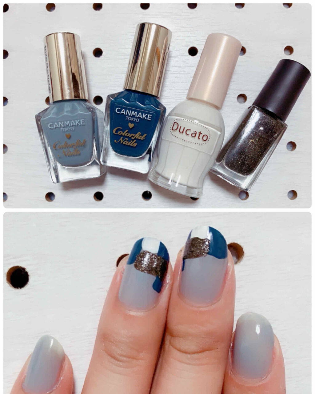 #ブルーネイル,#じじちゃんネイルのネイルデザイン