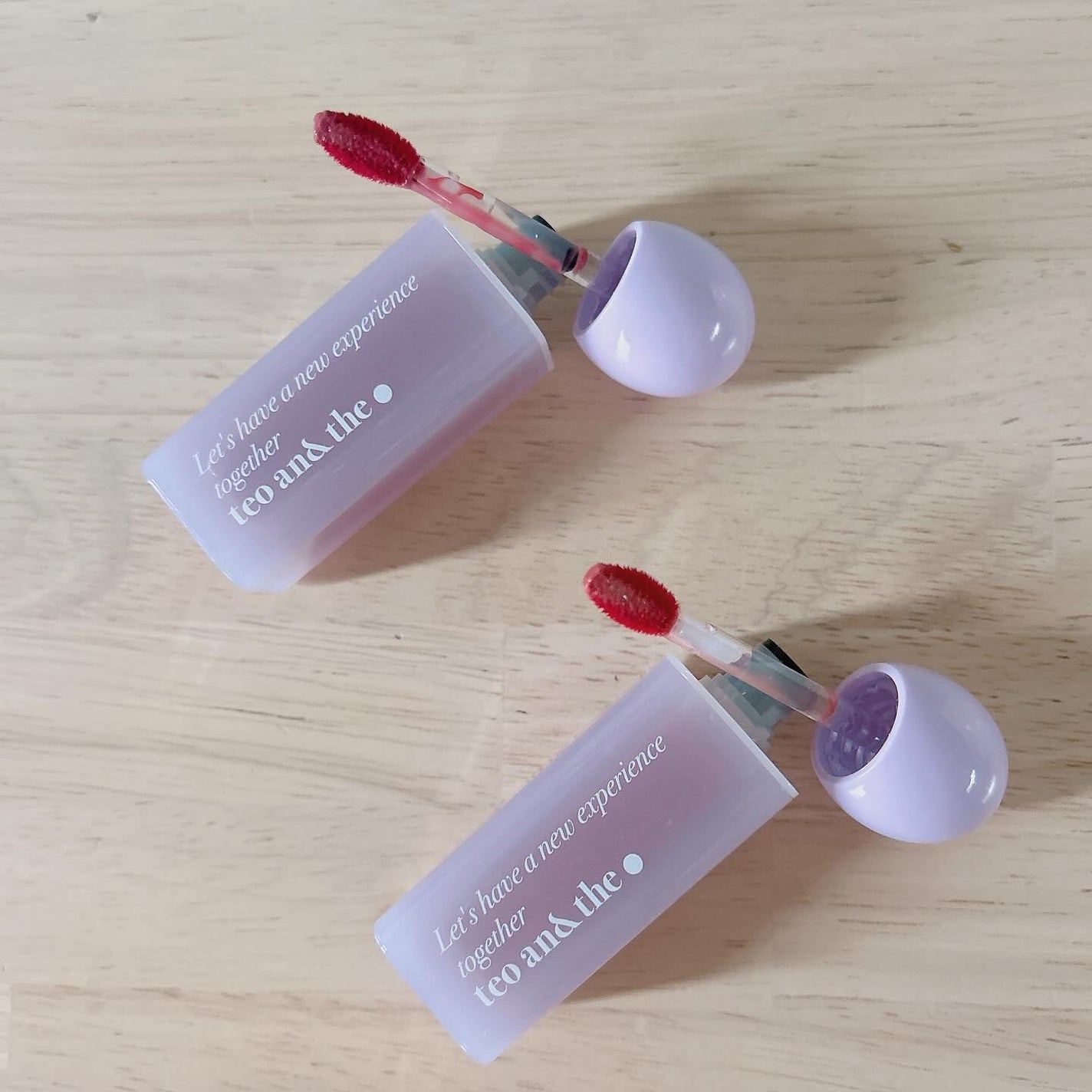 teo and the Milky Dotom Tint/タオアンダー/リップグロスを使ったクチコミ(2枚目)