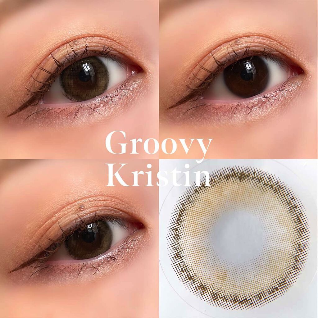 Groovy Kristin/Hapa kristin/カラーコンタクトレンズを使ったクチコミ（3枚目）