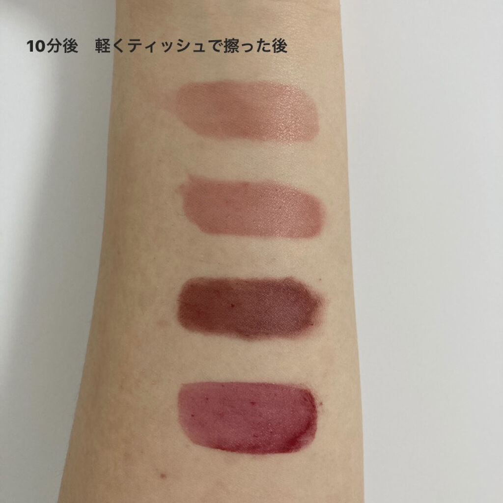 ラスティンググロスリップ/CEZANNE/口紅を使ったクチコミ（3枚目）