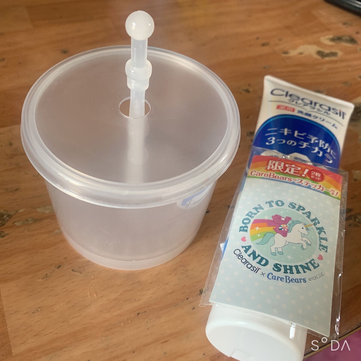 ななふしぎ on LIPS 「キャンドゥで気になっていた泡立てホイップ買って見ました!洗顔料..」(1枚目)