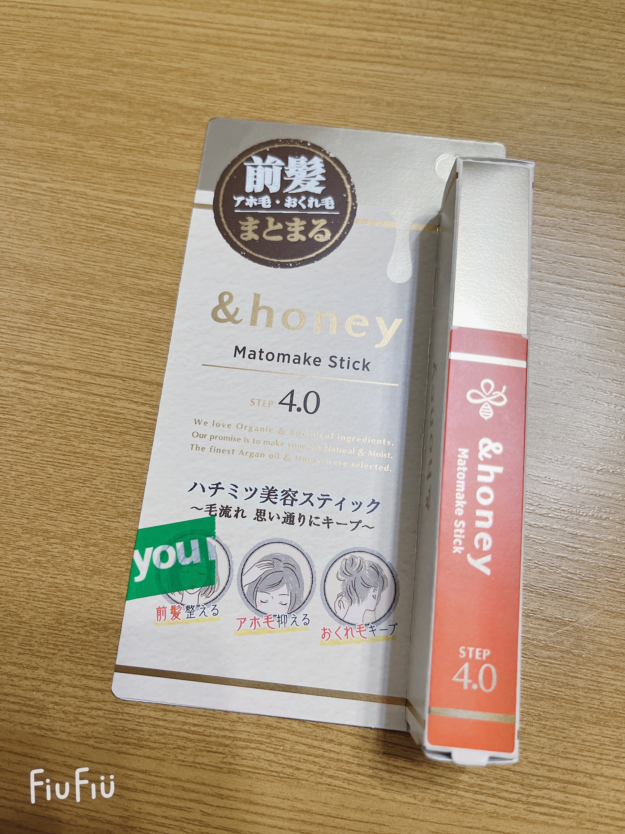 マトメイクスティック 4.0 9g/&honey/ヘアジェルを使ったクチコミ（2枚目）