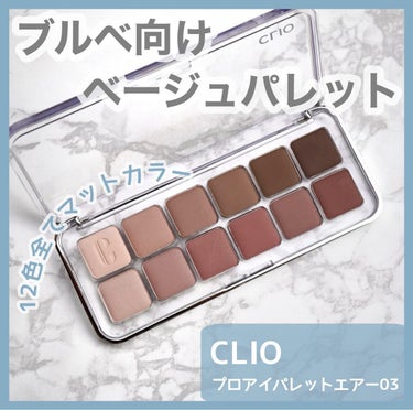 プロ アイ パレット エアー/CLIO/アイシャドウパレットを使ったクチコミ（1枚目）