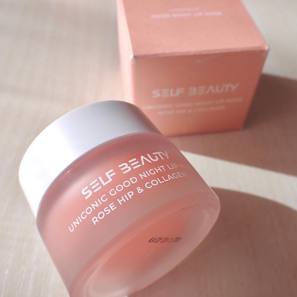 ユニコーングッドナイトリップマスク ローズヒップ&コラーゲン/SELF BEAUTY/リップマスクを使ったクチコミ（2枚目）