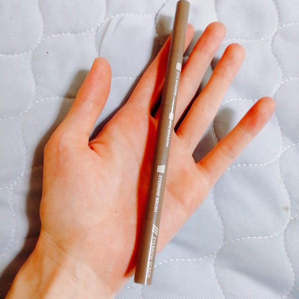 ロケット型 メイクブラシ/DAISO/メイクブラシを使ったクチコミ(2枚目)