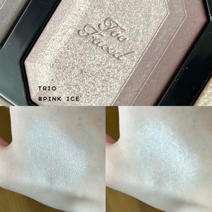 ~ダイヤモンドライト シリーズ~ マルチユース ハイライター トリオ/Too Faced/パウダーハイライトを使ったクチコミ(3枚目)