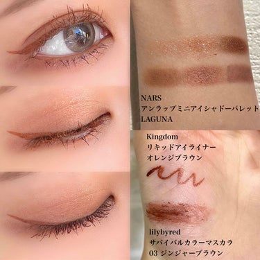  アンラップド ミニアイシャドーパレット LAGUNA /NARS/アイシャドウパレットを使ったクチコミ（2枚目）