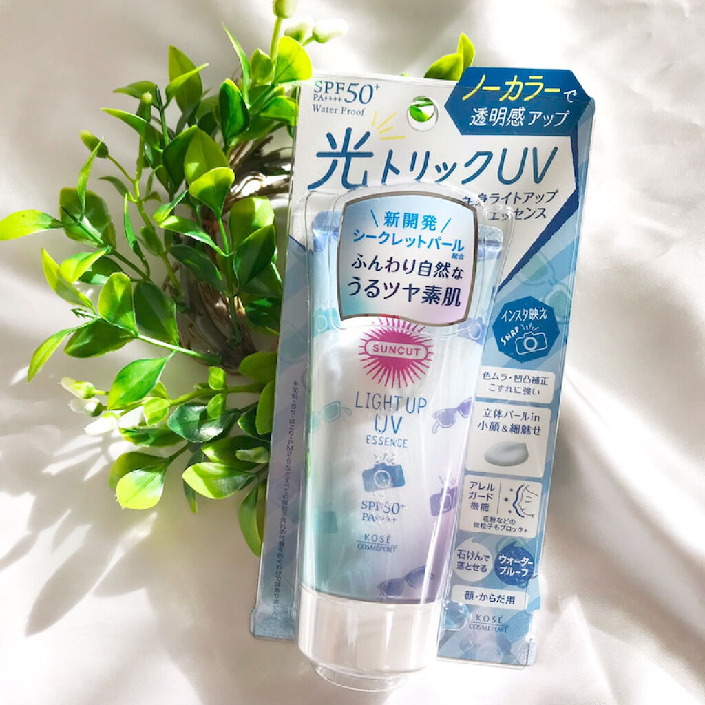 トーンアップUV エッセンス/サンカット®/日焼け止めローションを使ったクチコミ（1枚目）