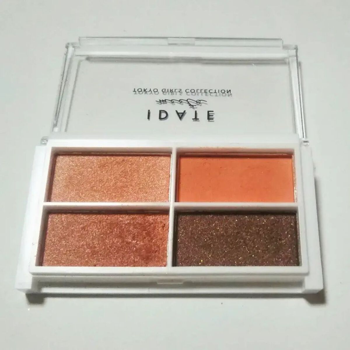 アイデイト アイシャドウパレット 01 コーラルブラウン/IDATE/アイシャドウパレットを使ったクチコミ（2枚目）