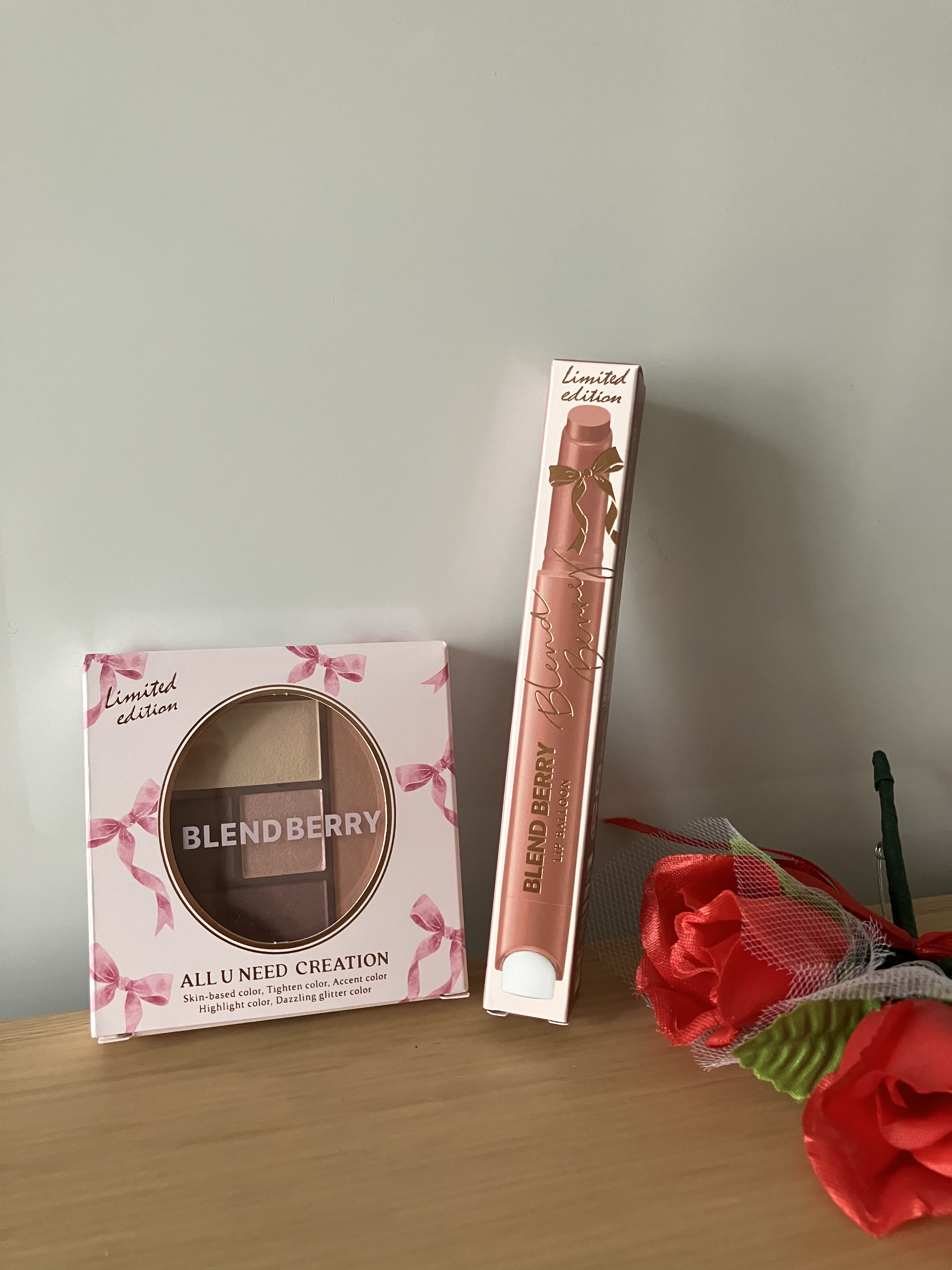 ブレンドベリー リップバルーン 103 おとぎのウォルナットピンク(限定色)/BLEND BERRY/口紅を使ったクチコミ（1枚目）