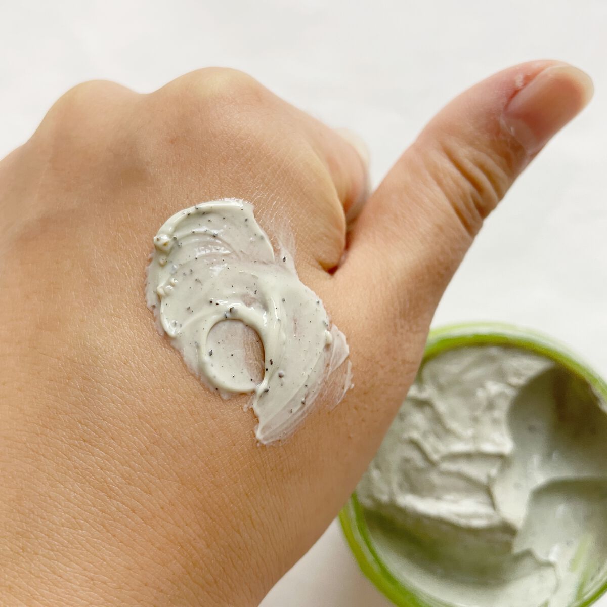 緑豆毛穴クレイパック/beplain/洗い流すパック・マスクを使ったクチコミ(5枚目)