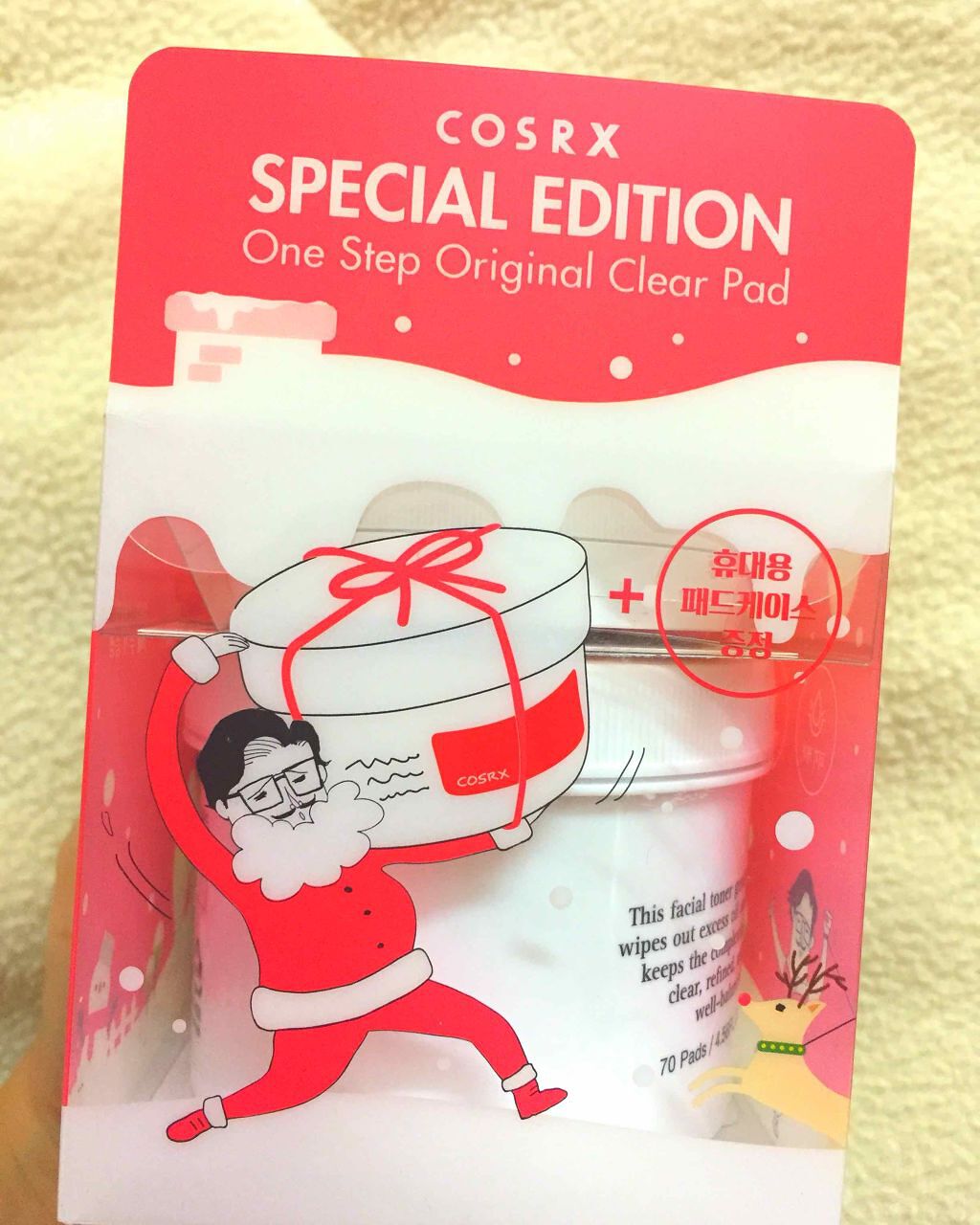 ワンステップオリジナルクリアパッド/COSRX/トナーパッドを使ったクチコミ（1枚目）