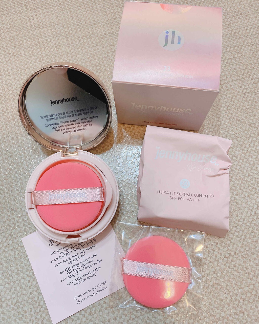 ウルトラフィットセラムクッション/jenny house/クッションファンデーションを使ったクチコミ(2枚目)