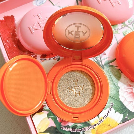 カリフォルニアフェザーライククッション/KEYTH/クッションファンデーションを使ったクチコミ(3枚目)