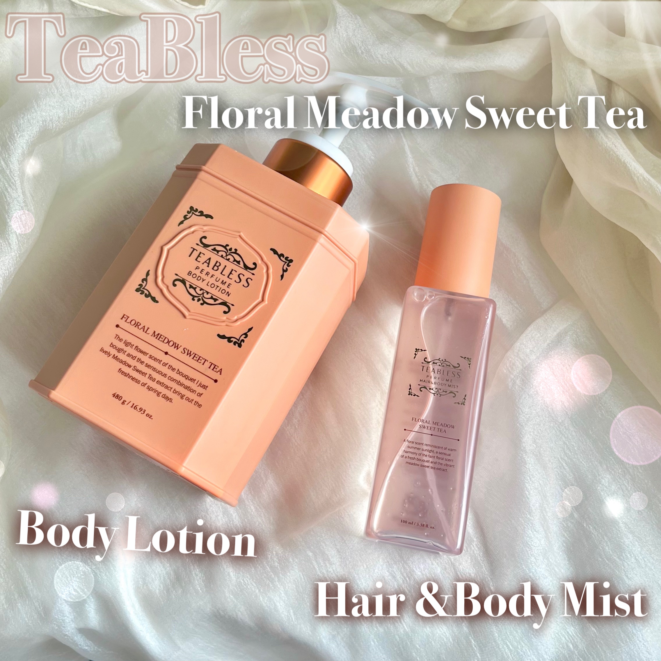 パヒュームヘア&ボディミスト フローラルメドウスウィートティー/TEABLESS/ヘアミストを使ったクチコミ（1枚目）