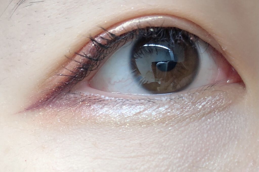 「密着アイライナー」クリームペンシル カシスブラウン(バラエティストア限定取扱いカラー)/デジャヴュ/ペンシルアイライナーを使ったクチコミ（3枚目）