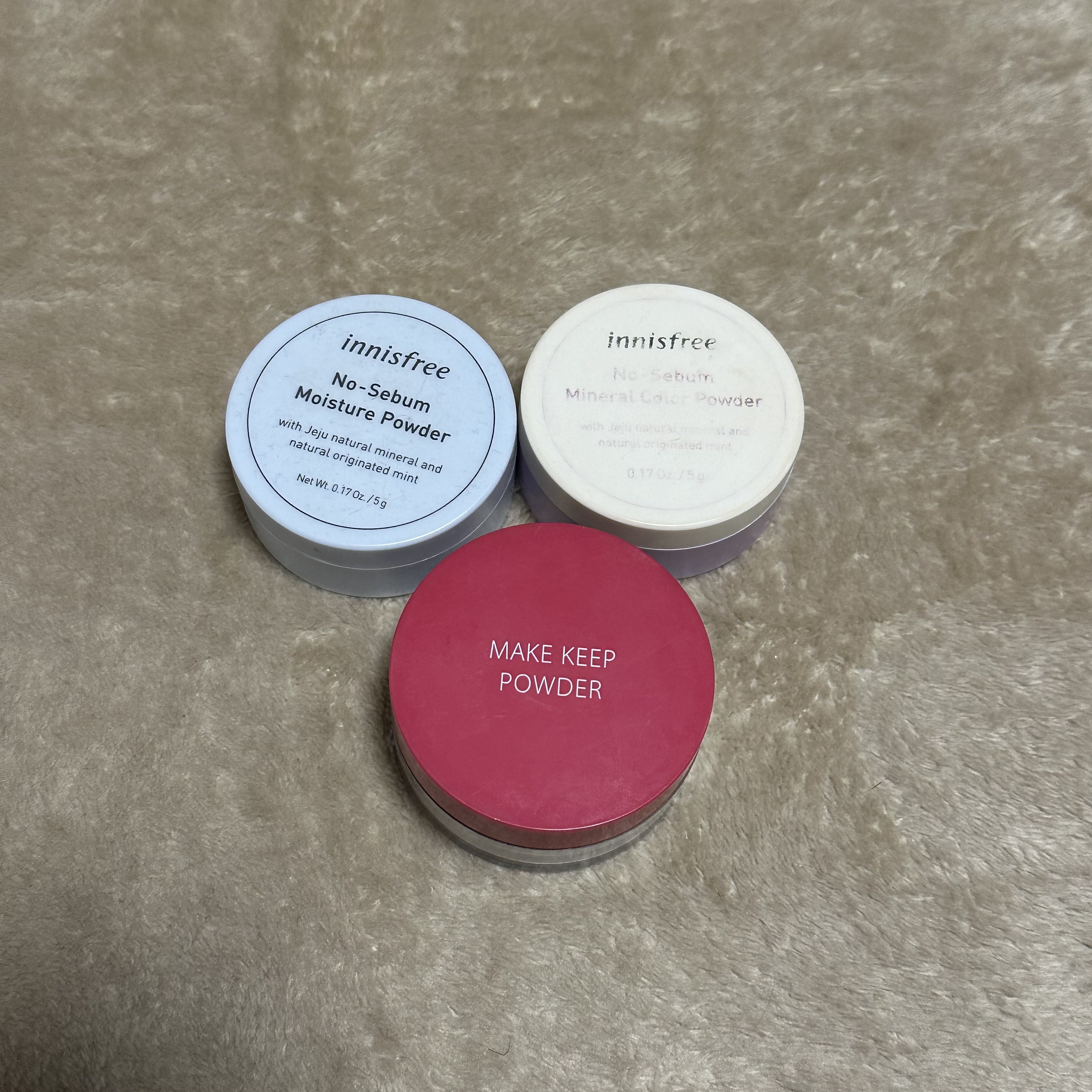 ノーセバム　ミネラルパウダー　N/innisfree/ルースパウダーを使ったクチコミ（1枚目）