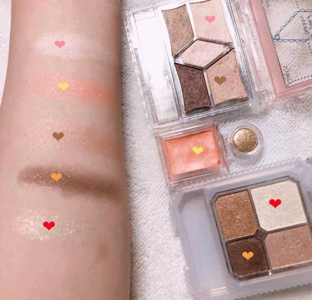 【旧品】パーフェクトスタイリストアイズ/キャンメイク/アイシャドウパレットを使ったクチコミ(3枚目)