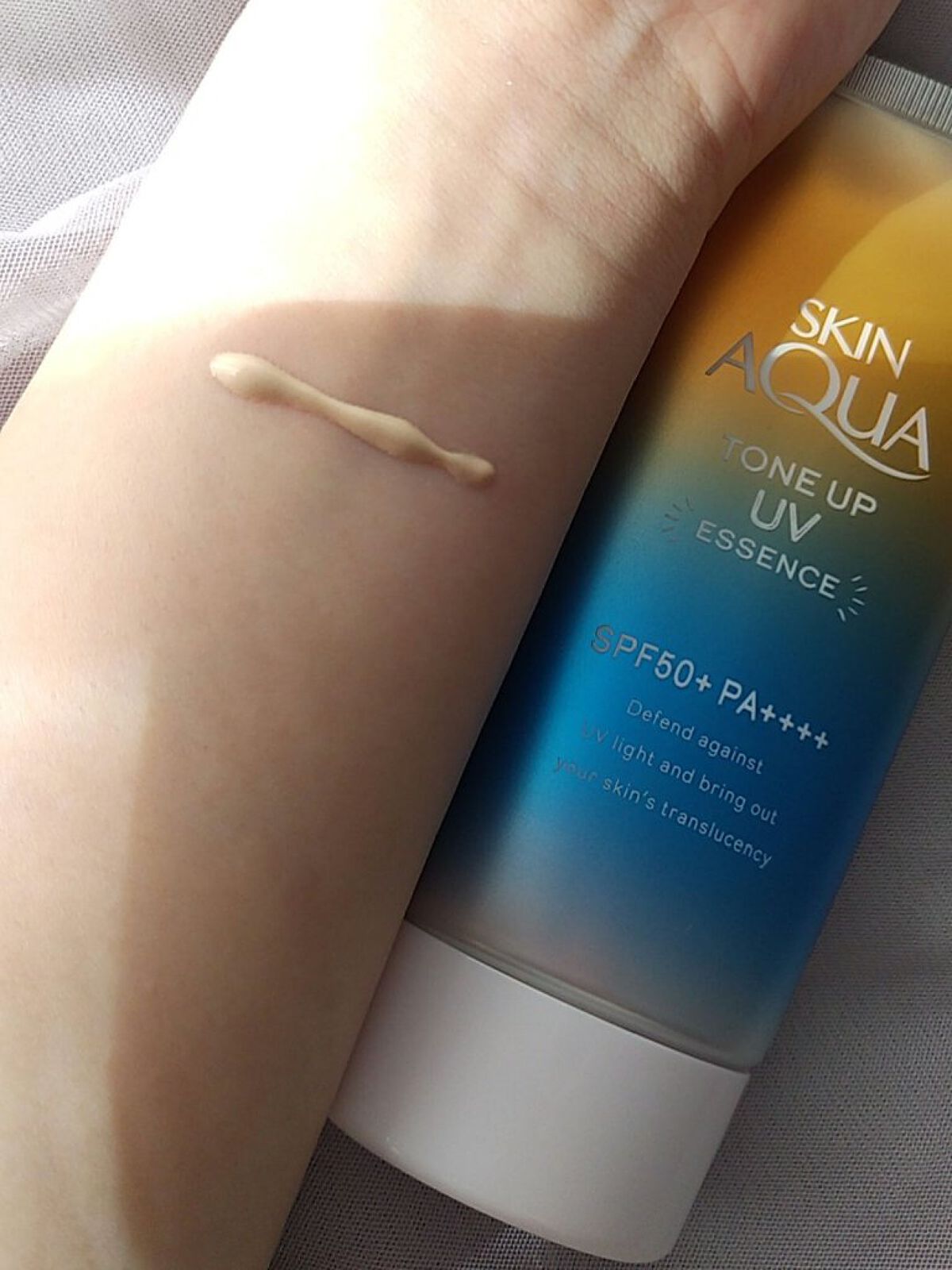 スキンアクア トーンアップUVエッセンス/スキンアクア/日焼け止めクリームを使ったクチコミ（3枚目）