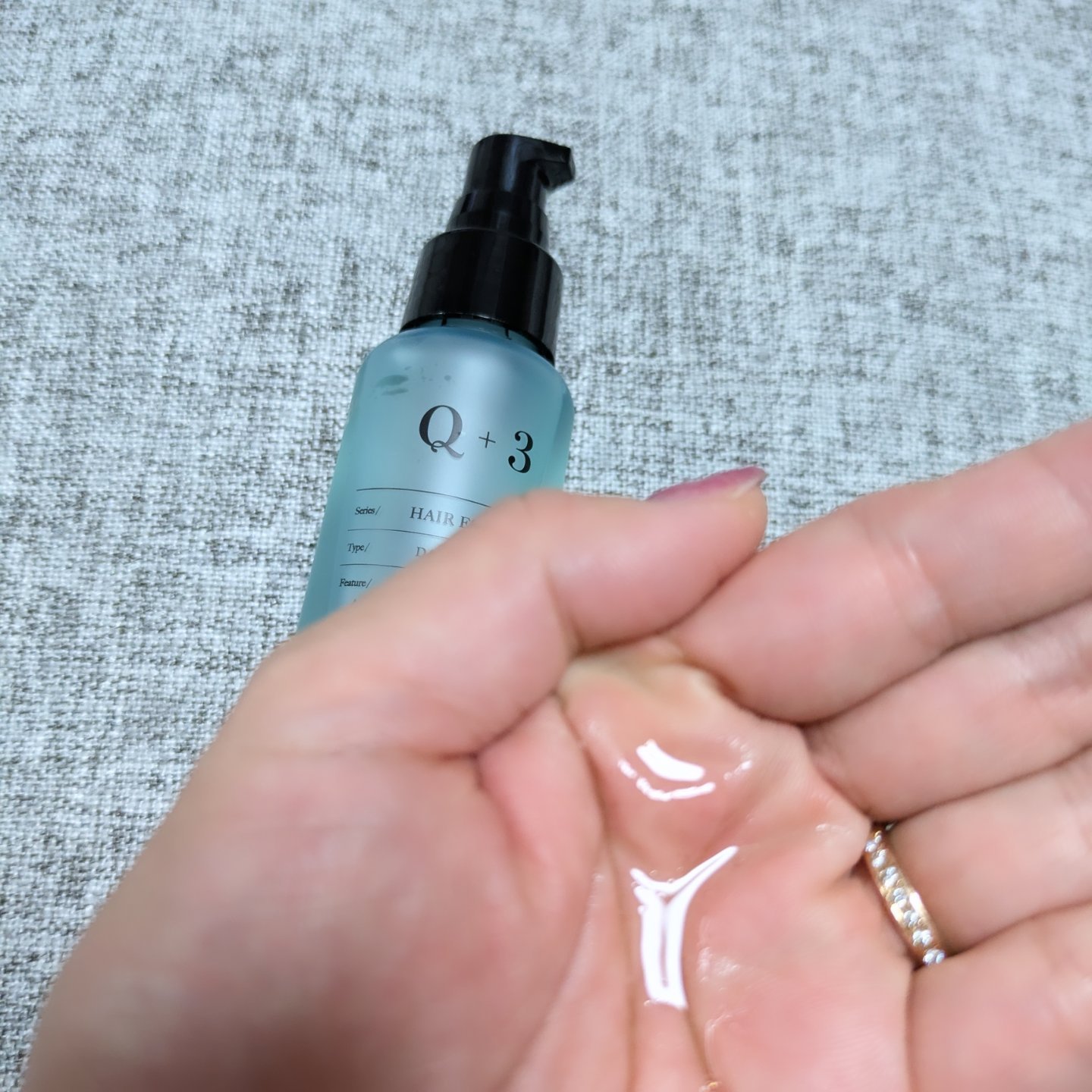 ダメージケアヘアエッセンス/クオリタス/ヘアオイルを使ったクチコミ（1枚目）