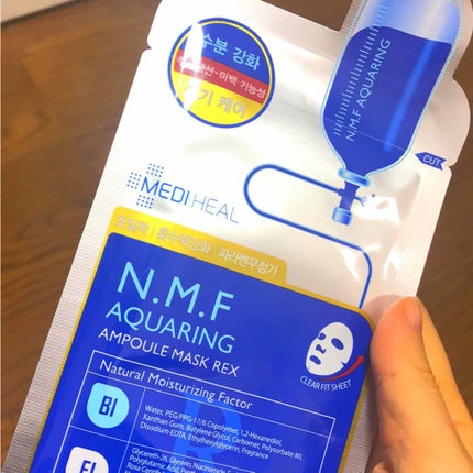N.M.FアクアアンプルマスクJEX/MEDIHEAL/シートマスク・パックを使ったクチコミ(1枚目)