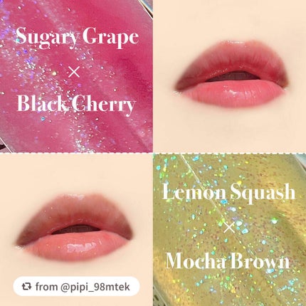 ジューシィリップデュウ/BLEND BERRY/口紅を使ったクチコミ(10枚目)