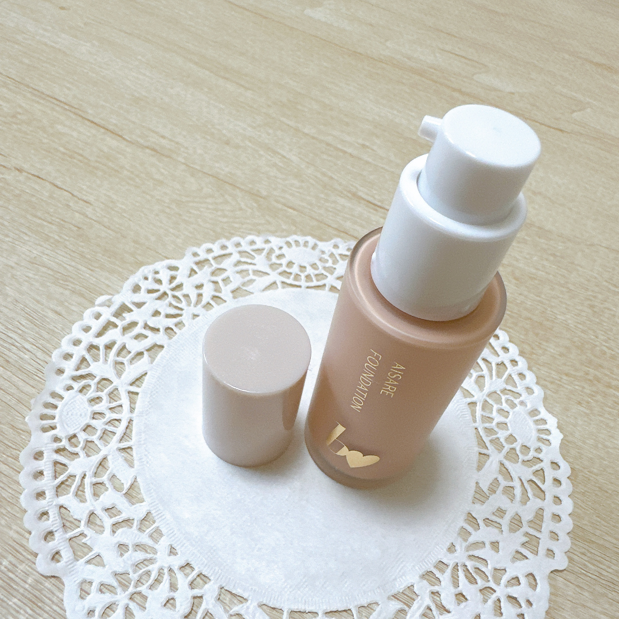 愛されファンデ 03 ピンクベージュ/b idol/リキッドファンデーションを使ったクチコミ（3枚目）