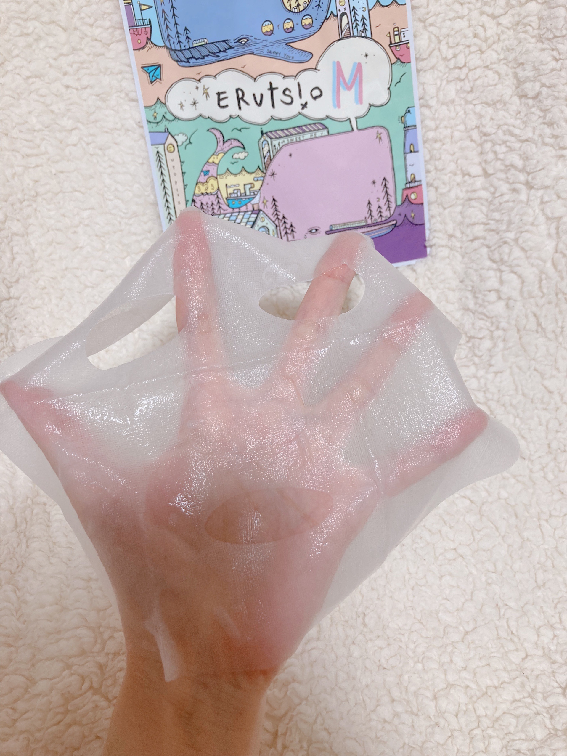 ブリリアント マスクパック/DANCING WHALE/シートマスク・パックを使ったクチコミ（3枚目）