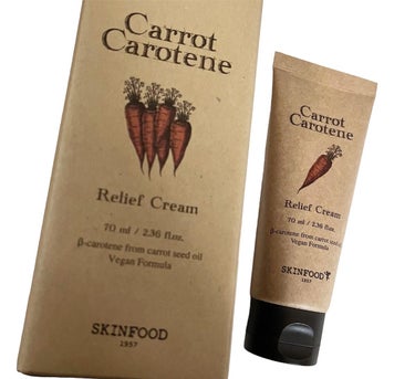 SKINFOOD キャロットカロテン リリーフクリームのクチコミ「\\ SKINFOOD //

▫️Carrot Carotene Relief Cream
.....」（1枚目）