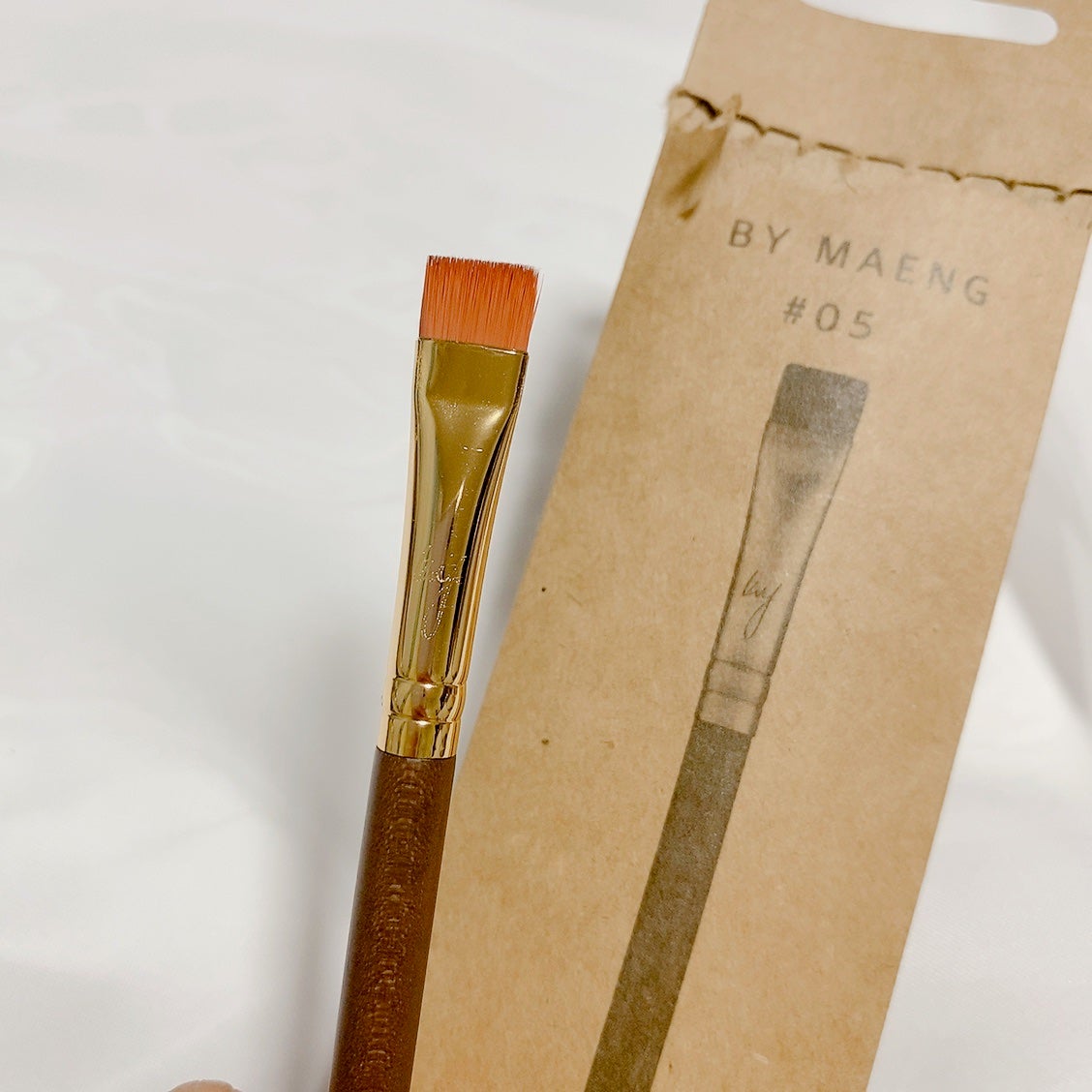 BY MAENG #05 Flat Eye Shadow Brush/SOOA DOR/メイクブラシを使ったクチコミ(2枚目)