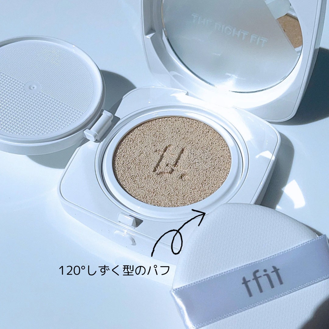 レイヤリングフィットカバークッションEX/TFIT/クッションファンデーションを使ったクチコミ(4枚目)