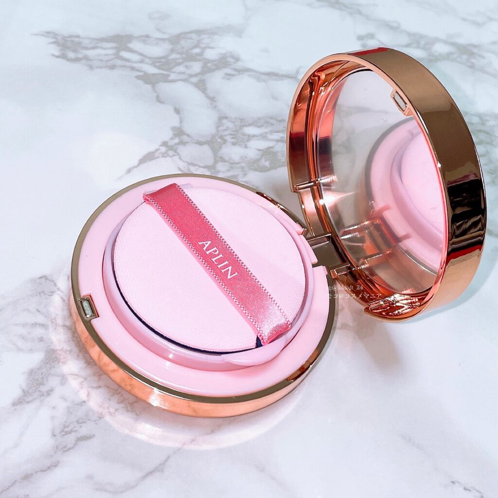 ピンクティーツリーカバークッション/APLIN/クッションファンデーションを使ったクチコミ（3枚目）