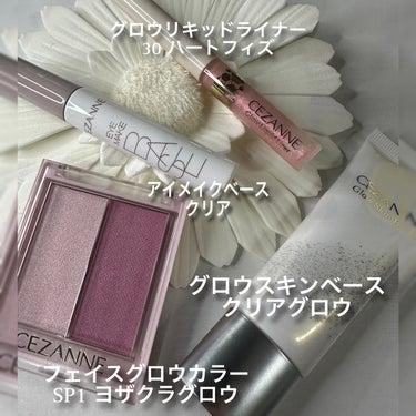 CEZANNE グロウスキンベースのクチコミ「@cezannecosmetics 
2月の新作もすごいな😍
「CEZANNE」

#購入品紹.....」（2枚目）