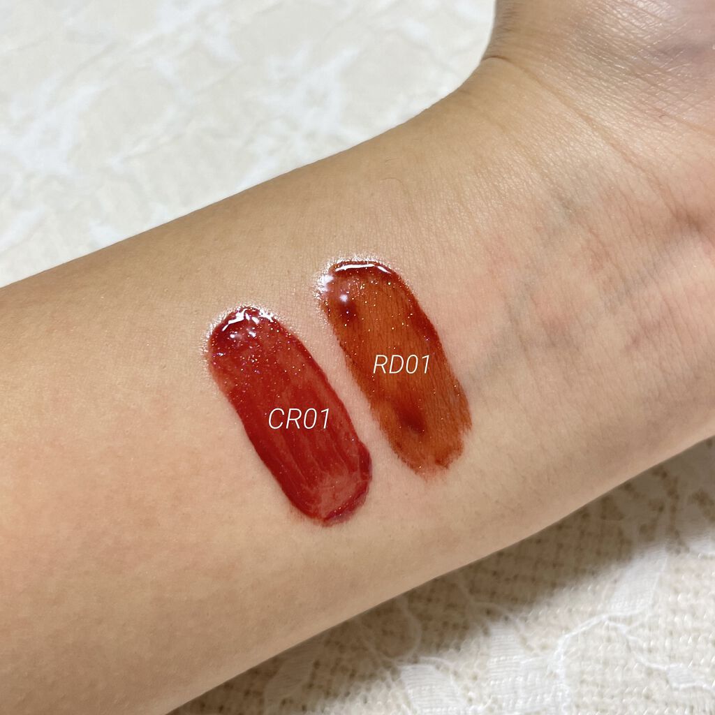 アピュー ジューシーパン スパークリングティント CR01 オトメなナツメ/A’pieu/口紅を使ったクチコミ（3枚目）