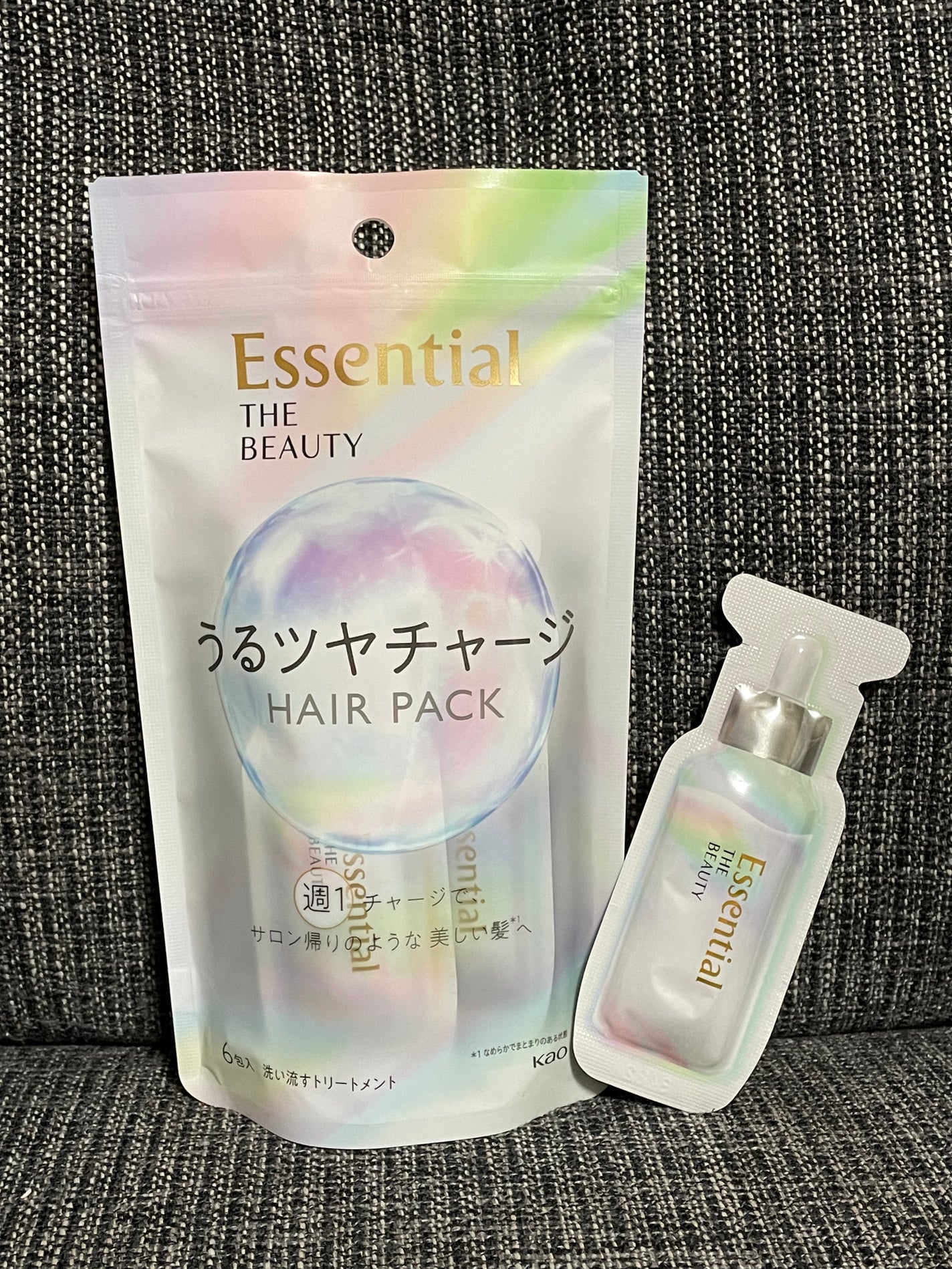 ザビューティ うるツヤチャージヘアパック/エッセンシャル/ヘアマスク・ヘアパックを使ったクチコミ(2枚目)