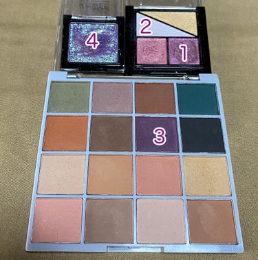 UR GLAM　VELVET EYE COLOR PALETTE/U R GLAM/アイシャドウパレットを使ったクチコミ（2枚目）