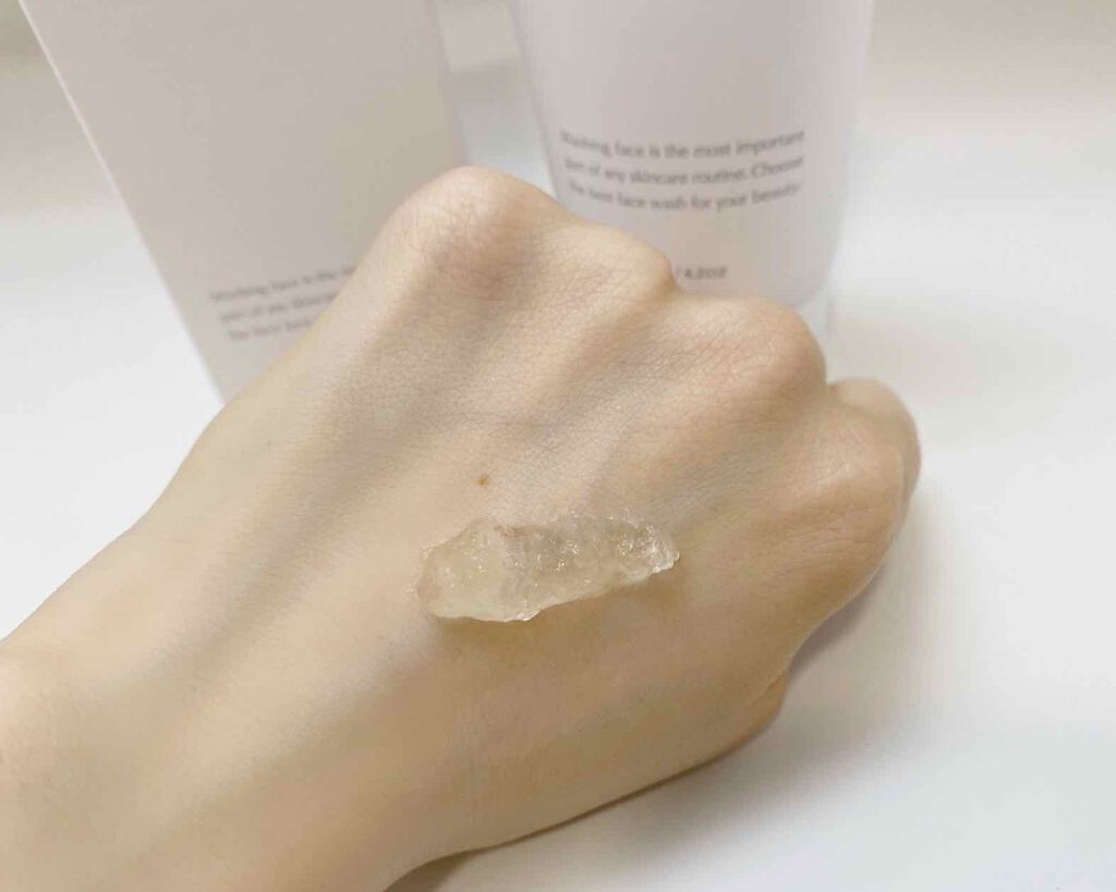 マンナンジェリーハイドロウォッシュ/PLUEST/洗顔料を使ったクチコミ(3枚目)