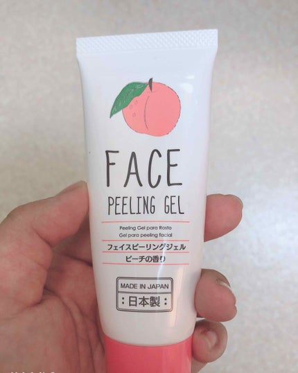 フェイスピーリングジェル ピーチの香り/DAISO/ピーリングを使ったクチコミ(1枚目)