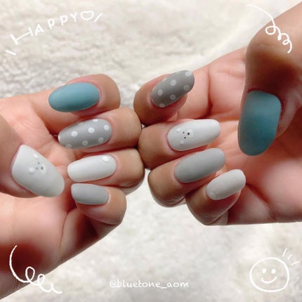 セミキュアジェルネイル(ハンド)/ohora/ネイルシールを使ったクチコミ(9枚目)