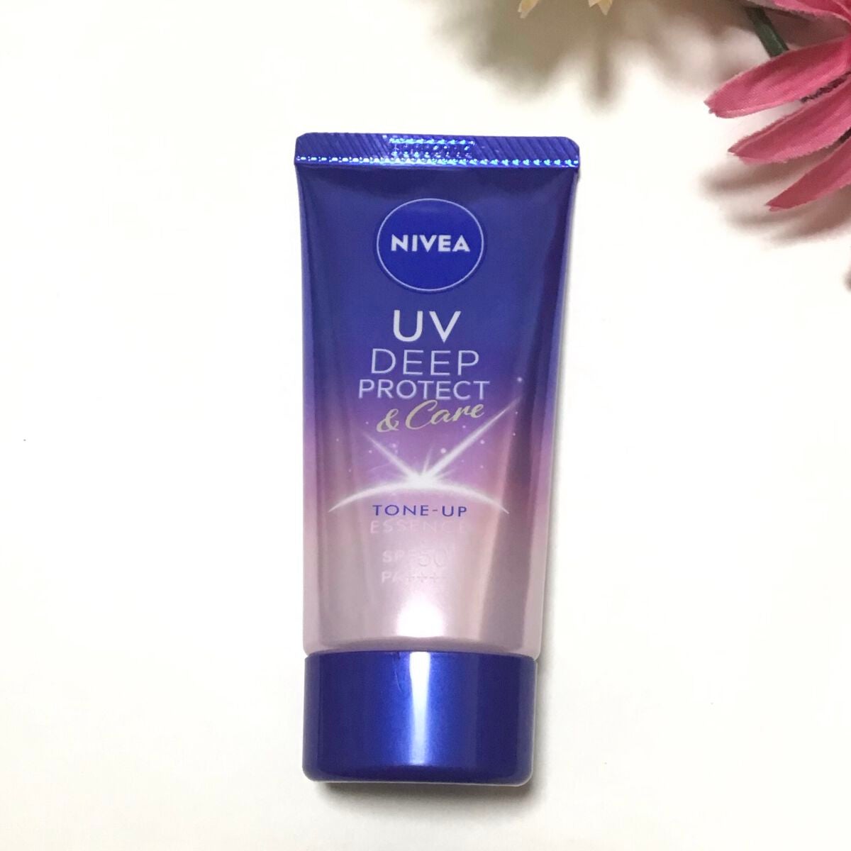 ニベアUV ディープ プロテクト&ケア トーンアップ エッセンス/ニベア/日焼け止めローションを使ったクチコミ(2枚目)