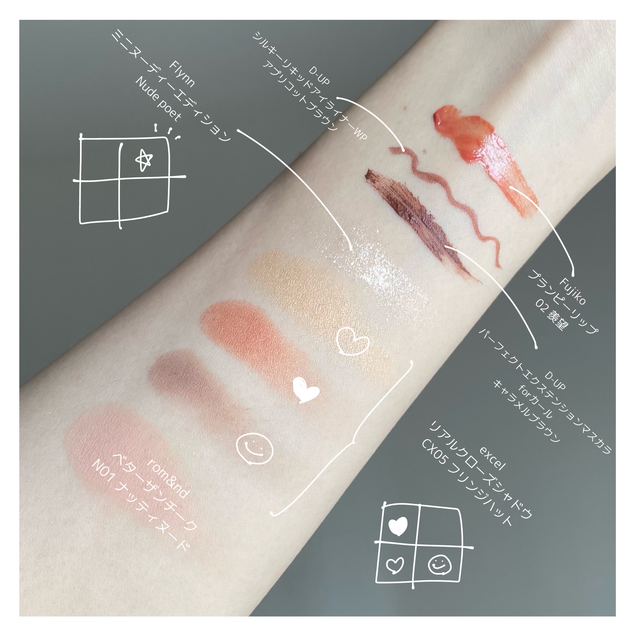 リアルクローズシャドウ/excel/アイシャドウパレットを使ったクチコミ（2枚目）