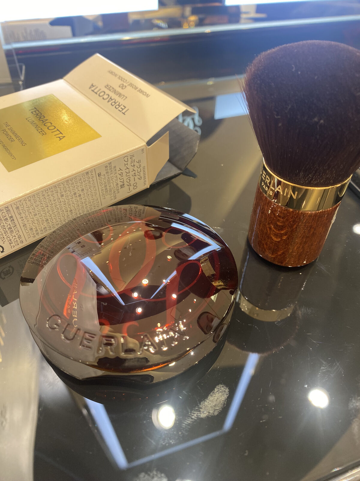 テラコッタ ブラシ/GUERLAIN/メイクブラシを使ったクチコミ（2枚目）