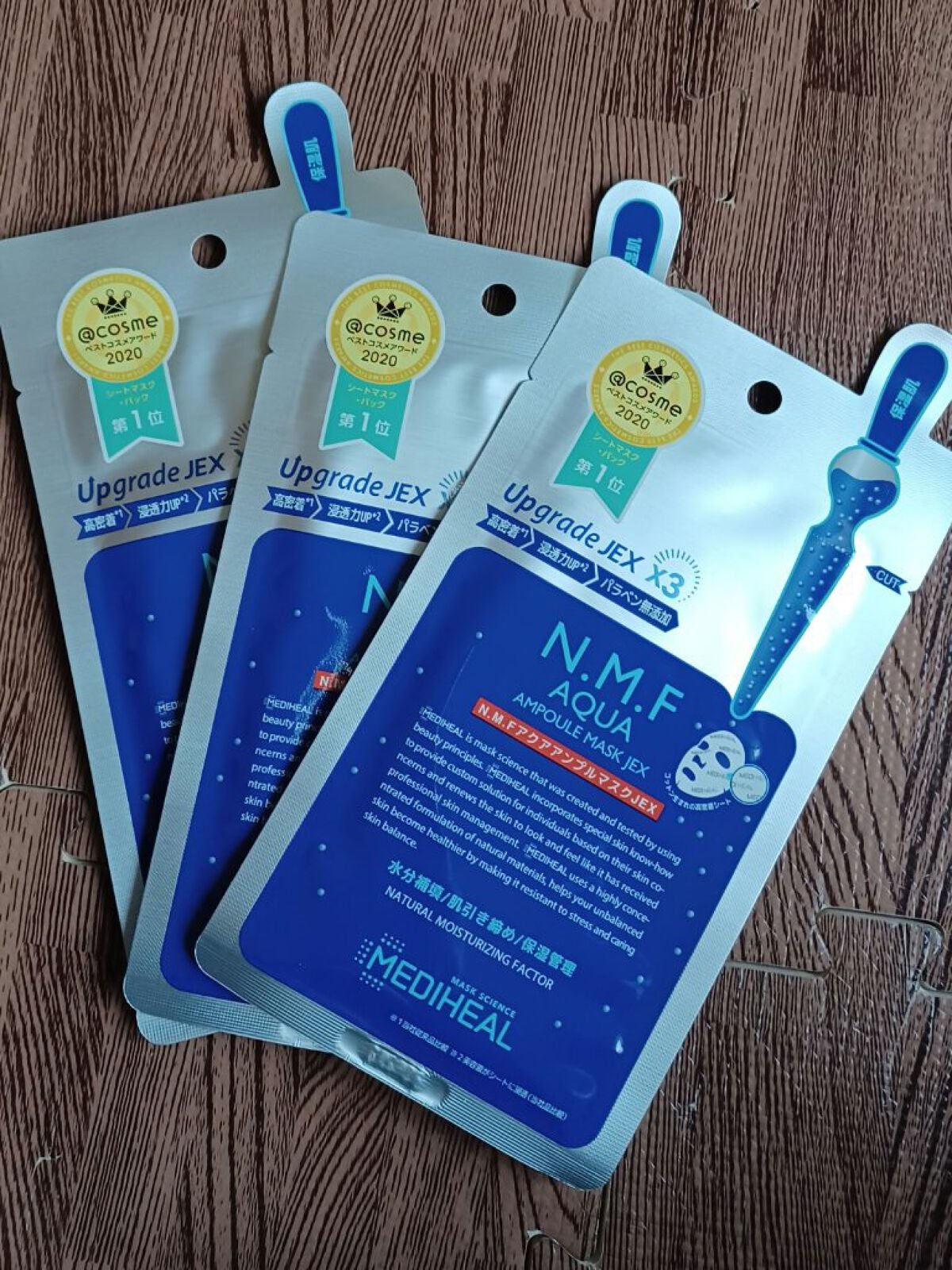 N.M.FアクアアンプルマスクJEX/MEDIHEAL/シートマスク・パックを使ったクチコミ(3枚目)