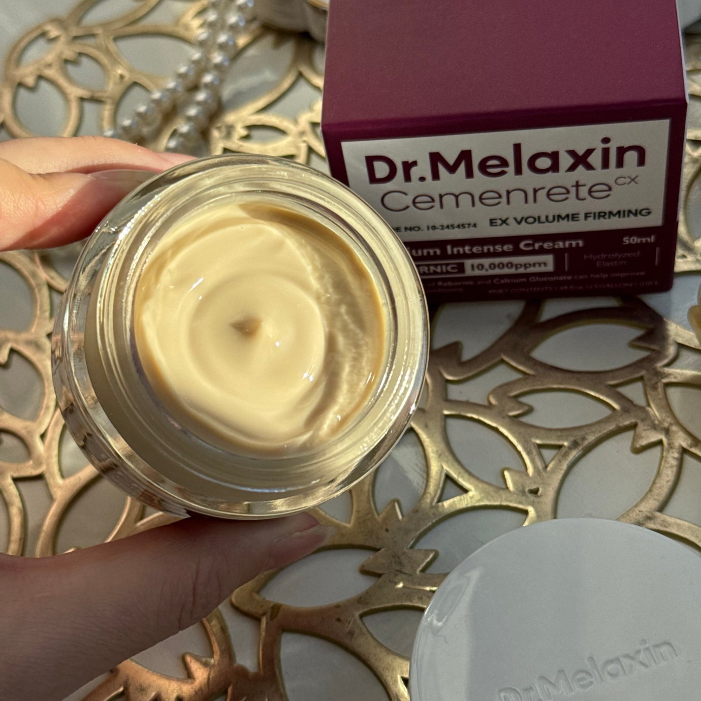 Cemenrete Calcium Intense Cream/Dr.Melaxin/フェイスクリームを使ったクチコミ(2枚目)