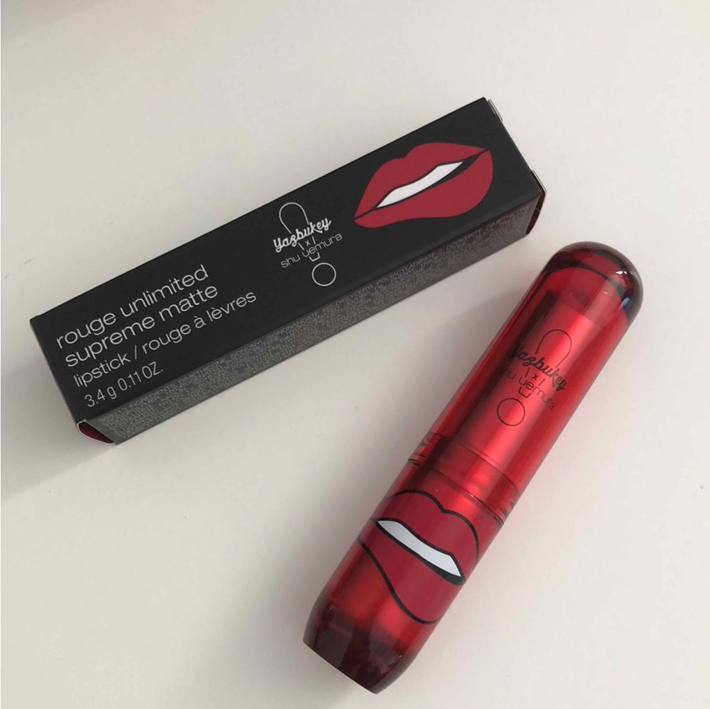 ルージュ アンリミテッド/shu uemura/口紅を使ったクチコミ（2枚目）