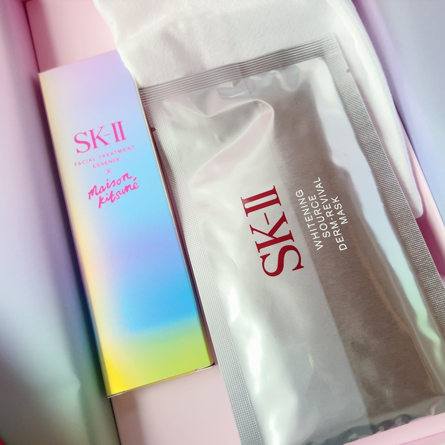 SK-II × MAISON KITSUNÉ マザーズデー トライアル キット/SK-II/トライアルキットを使ったクチコミ(2枚目)