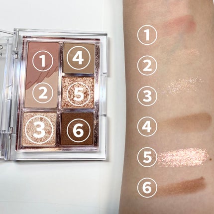 プロ アイパレット ミニ/CLIO/アイシャドウパレットを使ったクチコミ(5枚目)