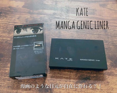 マンガジェニックライナー/KATE/ペンシルアイライナーを使ったクチコミ（1枚目）